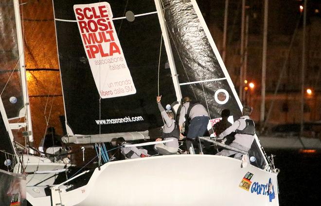 Racing at night - 2015 Barcolana By Night Jotun Cup ©  Max Ranchi Photography http://www.maxranchi.com